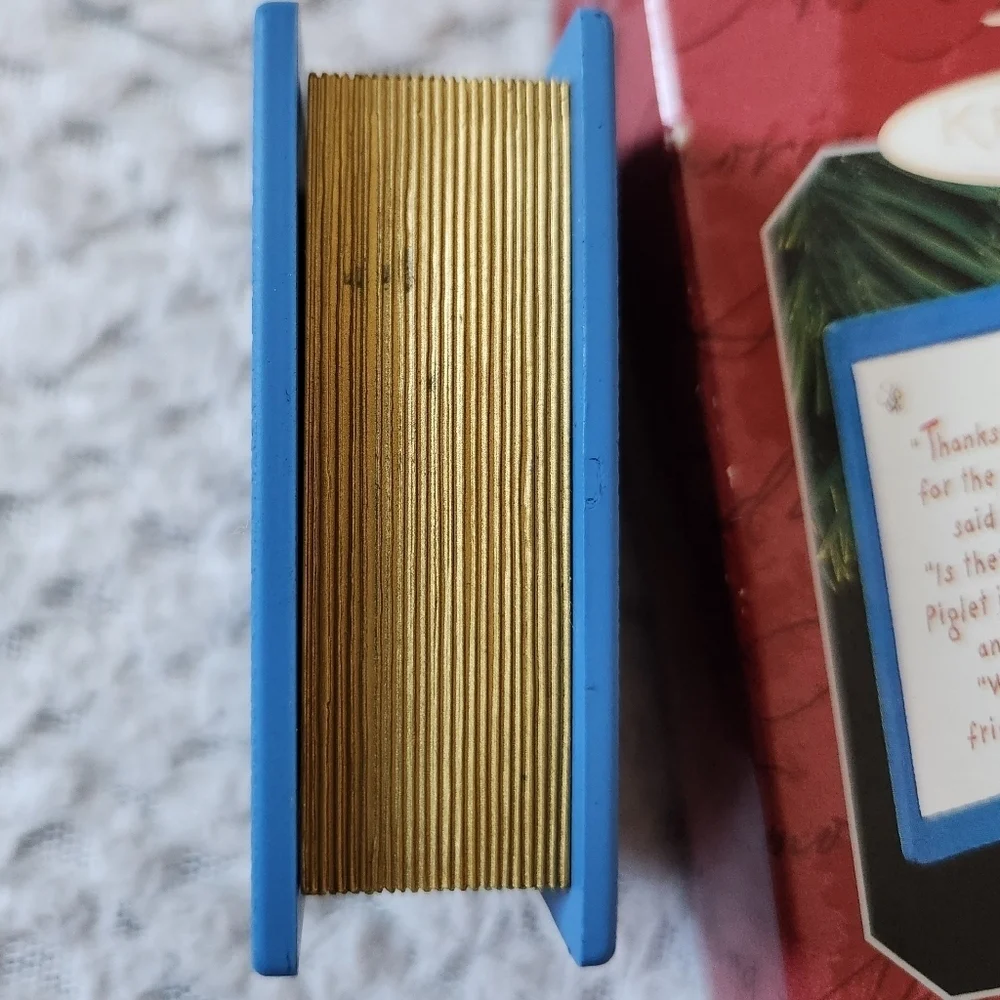 Vintage 90s Christmas Hallmark Disney Winnie The Pooh Ornament